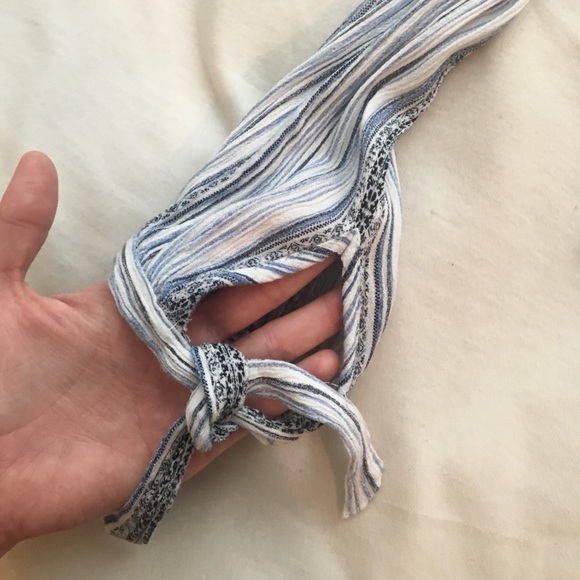 Off the shoulder blue long sleeve! - Picture 5 of 5